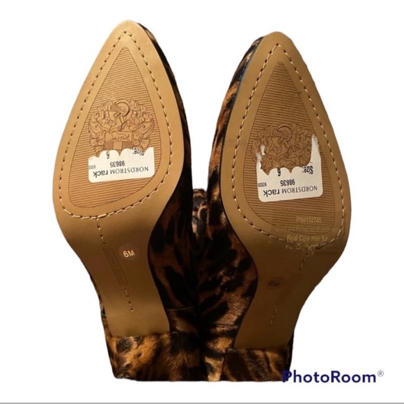 Vince Camuto Rastal 3 leopard print boots - new with tags - Picture 8 of 9